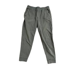 Everlane KHAKI CUFFED JOGGER ELASTICATED WAIST TROUSERS Medium A001581